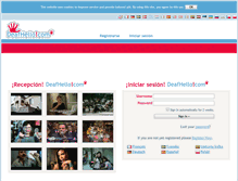 Tablet Screenshot of es.deafhello.com