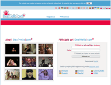 Tablet Screenshot of cz.deafhello.com